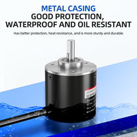 E6B2-CWZ5B Codificador Rotatorio Incremental Fotoeléctrico Magnetoeléctrico de 5000PPR OD, 6MM, DC 5-24V, Salida Trifásica ABZ, Terminal de Soldadura para