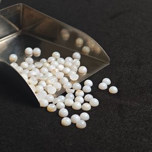 Natural White Seashell Beads 4.0mm Round Polished Loose Beads For Jewelry Making Bulk Packaging - Product Image 4