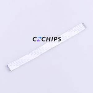 JS10A-15P-200-4-8 FFC Cable (Flexible Flat Cable) P=1mm Connector 15P 1mm 0.3mm Non-Inverting - Product Image 1