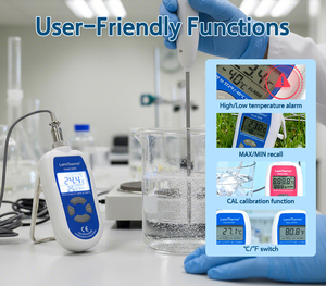 Termómetro Digital Industrial de Laboratorio Más Vendido, Clasificación IP68, Sonda de Acero Inoxidable de Grado Alimenticio, OEM/ODM para Uso Científico - Product Image 5