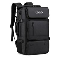 Sac à dos pour ordinateur portable avec compartiment inférieur pour chaussures, imperméable, 36-55L, 16 pouces, sac de voyage d'affaires, logo personnalisé OEM ODM