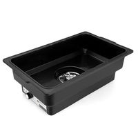 Chauffe-Plat Électrique Rectangulaire en Acier Inoxydable avec Couvercle pour Buffet, Idéal pour Hôtels, Restaurants et Traiteurs