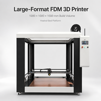 Sistem Pencetakan 3D FDM Profesional 1000x1000x1000mm dengan Layar Sentuh 7-Inci dan Pematian Otomatis untuk Penggunaan Komersial