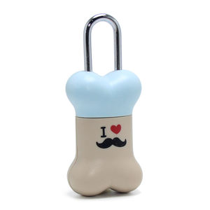Serrure à code à 3 chiffres en forme d'os de chien pour sac à main, cadenas de voyage, cadenas pour sac de sport, cadenas à combinaison personnalisée, cadeaux promotionnels - Product Image 2