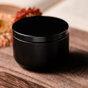 Velas Aromáticas Personalizadas al por Mayor, Mini Vela Perfumada de Lujo con Lata Negra - Product Image 2