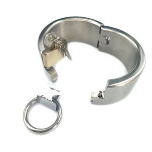 Black Emperor Top Acero inoxidable hombre mujer muñequeras metal bondage BDSM fetiche herramientas sexuales para juegos para adultos - Product Image 4