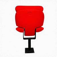 Siège de stade pliable en PEHD, chaise de tribune relevable, design en plastique creux, résistant aux UV, imperméable, pour arènes sportives