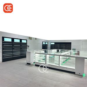 Tavoli Espositivi in Legno e Vetro, Vetrine <span class=keywords><strong>per</strong></span> Tabaccherie con Illuminazione LED, <span class=keywords><strong>Arredamento</strong></span> <span class=keywords><strong>per</strong></span> Negozi - Product Image 3
