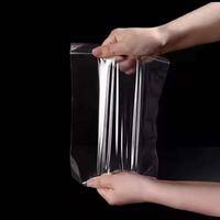 Vente en gros de sacs OPP givrés sacs à fermeture éclair durables en plastique PE avec logo personnalisé pour vêtements et emballages alimentaires produits ménagers
