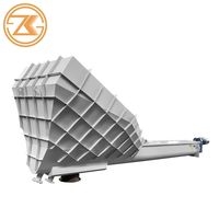 Perusahaan Periklanan Transportasi Bubuk Anti-Bakteri Pengatur Kecepatan Sekrup Pengumpan Horizontal LS Conveyor Screw Tipe U