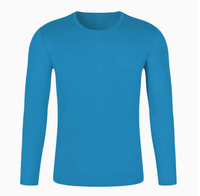 T-shirts à manches longues raglan personnalisés par sublimation intégrale, 100 % polyester, séchage rapide, pour entraînement sportif, fabrication ODM/OEM, vente en gros