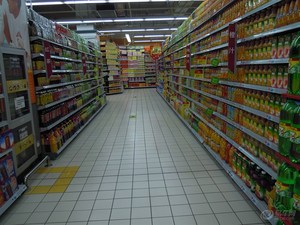 नई डार्क ग्रे सुविधा की दुकान का सामान प्रदर्शन रैक सुपरमार्केट के लिए ट्रक ठंडे बस्ते में डालने - Product Image 6