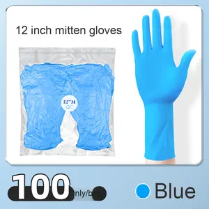Wholesale 12-Inch Extra Long Thick Nitrile Gloves for Household Cleaning Electronic Rehabilitation Therapy Supplies - Product Image 6