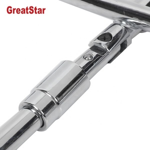 Llave Universal Compacta Plegable con Recubrimiento de Cromo, Llave para Tuercas de Rueda, 4 Vías, 14 Pulgadas, para Cambio de Neumáticos de Repuesto - Product Image 5