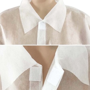 Blouse de laboratoire jetable CE EOS PP de haute qualité, unisexe, confortable, sans latex, tenue de travail conforme à la norme EN14683, taux de filtration 95% - Product Image 6