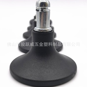 Nylon Furniture Caster 60mm Diameter Rigid Threaded Stem Office Chair Wheel With <b>Spring</b> <b>Clip</b> - Product Image 5