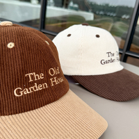 Gorra de Papá Personalizada al por Mayor con Logotipo, 6 Paneles, 100% Algodón, Pana, Unisex, Ajustable, Corte Relajado, Bordado 3D, Hebilla Metálica, Gorro de Invierno