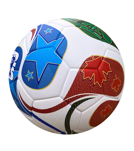 Ballon <span class=keywords><strong>de</strong></span> football d'entraînement personnalisé avec logo, tailles 3, 4, 5, intérieur/extérieur, résistant aux chocs, <span class=keywords><strong>cadeau</strong></span> promotionnel sportif - Product Image 1
