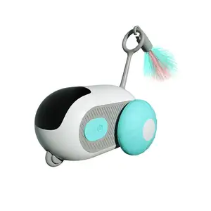 Interactive Toy For Dogs Cats Usb Rechargeable Cat Teasing Toy Smart Remote Car Smart Pet Toy