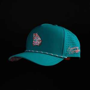 New Fashion Custom PVC Patch Logo 5 Panel Waterproof Polyester Sport Golf Hat,Laser Cut Perforated Dad Gorras,<b>Rope</b> Baseball Cap - Product Image 1