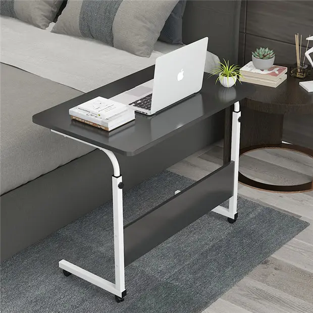 High Quality Movable Height Adjustable Small Size Laptop Computer Desk Bed Study Table For Home