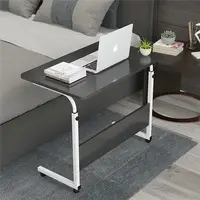 Movable Height Adjustable Small Size Laptop Computer Desk Bed Study Table for Home