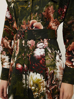 Robe d'été vintage style campagnard simple et naturelle, nouveau modèle 2026, col chemise, manches longues, boutonnée, taille cintrée, pour femme