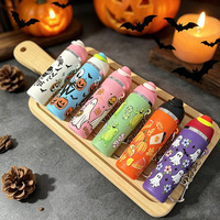 Porte-clés mignon et tendance en forme de bouteille, mini-gobelet Halloween, porte-baume à lèvres, breloques pour sac