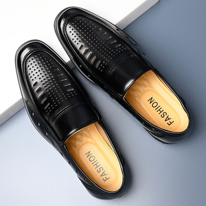 รองเท้าหนังแท้ผู้ชายขายดีที่สุด รองเท้าลำลองและรองเท้าทางการ หนังนุ่ม พื้นนุ่ม ระบายอากาศได้ดี สำหรับวัยกลางคนและผู้สูงอายุ - Product Image 2