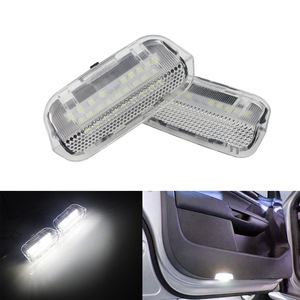 Lumière de bienvenue LED Volkswagen 1K0947411A, coque transparente, lumière blanche pour éclairage de seuil de porte de voiture - Product Image 5
