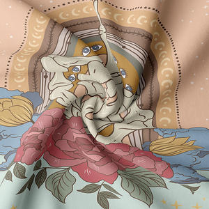 Niedliche Astrologie <span class=keywords><strong>Tarot</strong></span> Tapisserie Hexerei Tee Kaffee Hintergrund Stoff Wandbehang für Raum - Product Image 6