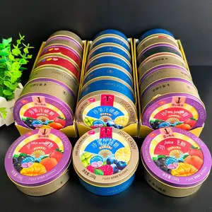 יוז'יווייפין ז'נז'ו מיץ בטעם פירותי מתוק, קופסת פח צבעונית לממתקי חתונה, חטיפים לילדים - Product Image 5