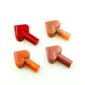 Nouveau Style mignon en forme de coeur 4ml vide brillant à lèvres Tube multicolore personnalisé moulé par <span class=keywords><strong>injection</strong></span> utilisation cosmétique avec bouchon à vis - Product Image 3