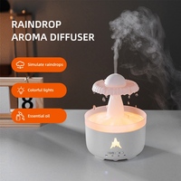 Diffuseur d'huiles essentielles IMYCOO, nouveau diffuseur d'arômes en forme de champignon, humidificateur nuage de pluie, logo personnalisé, diffuseur d'arômes de gouttes de pluie pour la maison