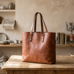 Women's Shopping & Partyware Bags Eco Friendly <b>Long</b> Lasting Handbags Handcrafted Real Buffalo Leather Bags Anniversary Gifts - Product Image 1