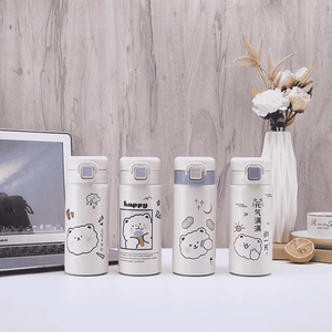 JUPENG 304 Stainless Steel Food Grade Eco-Friendly Vacuum Tumbler 6-12 Hours Thermal Insulation Leak-Proof <b>Straw</b> Handle Large - Product Image 1