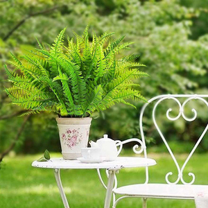 Nouveauté 2023 : Mini-buissons artificiels en céramique blanche pour décoration intérieure, fausse herbe et plantes artificielles - Product Image 5