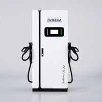 Nouvelle station de recharge rapide pour véhicules électriques 60 kW DC GBT IP55, chargeur EV commercial OCPP 1.6/2.0 4G/Ethernet avec authentification par application/RFID
