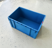 Conteneur de stockage logistique en plastique rigide, empilable, de haute qualité, recyclable, durable, en gros, type caisse solide
