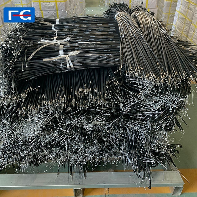 Factory Price Motorcycle Brake Cables / Throttle Cable NV400 Steed 400 VT600 Shifter Brake Cable 1.5mm Inner Wire