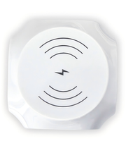 Cube d'alimentation sans fil français 3 voies 16A 230V ~ prise Schuko 16A Avec 2 USB(1A + 1C) prise en charge PD/QC 3.0 charge rapide Puissance maximale: 20W