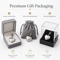 Pendentif Cœur à Parfum Solide Marque Privée, Baume Parfumé Portable Porte-clés, Parfum Personnalisé OEM pour Femme