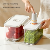 Boîte de conservation sous vide électrique GJ6149, récipient hermétique pour cuisine, boîte à légumes pour réfrigérateur, boîte de rangement pour aliments et riz