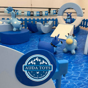 Boy Ocean Blue Mobile Commercial SoftPlay Set Équipement de terrain de jeu intérieur pour enfants pour la <span class=keywords><strong>location</strong></span> de fêtes - Product Image 6