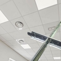 Dalles de plafond acoustiques en laine de roche ignifugée, épaisseur 15/20 mm, 24*48 600*600 cm, fabricant de panneaux de plafond suspendu, design moderne