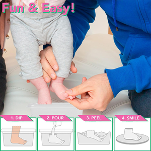 Hot lưu niệm quà tặng và gia đình hoạt động alginate ấn tượng bột bé tay và chân đúc Kit - Product Image 4
