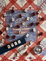 Les nouvelles tuiles de Mahjong américaines patriotiques en acrylique, 160 tuiles, pour 4 joueurs, jeu de luxe et élégant, cadeaux, produits de divertissement pour adultes