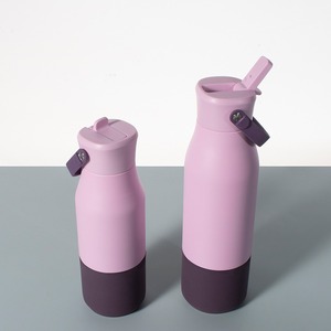 Botella de agua Silverjet de acero inoxidable de 400ml, 700ml, 900ml, aislada al vacío, térmica, para gimnasio, oficina, regalo. - Product Image 5