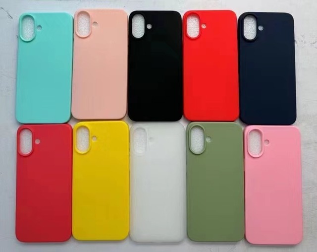 For iPhone 16 Plus 15 Promax 14 Pro Multi-color Candy Skin Touch 13 Max Frosted TPU Soft Protective Cell Phone case Accessories