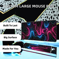 Hkhands MP-058-Y Penjualan Terlaris Alas Mouse Gaming Persegi Panjang Ukuran Besar yang Dapat Disesuaikan 600x300mm Tebal 4mm Bahan Karet